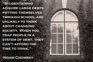 Chomsky on Student Debt