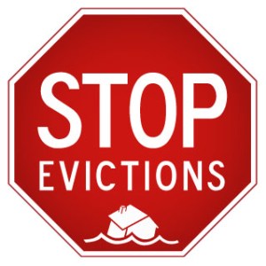 Stop Evictions _ letras enteras