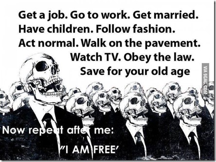 Repeat after me I am free
